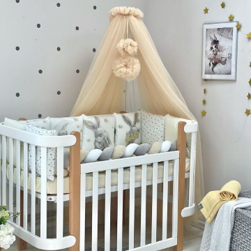 Lenjerie Patut Bebe Copii 9 piese Magic gold